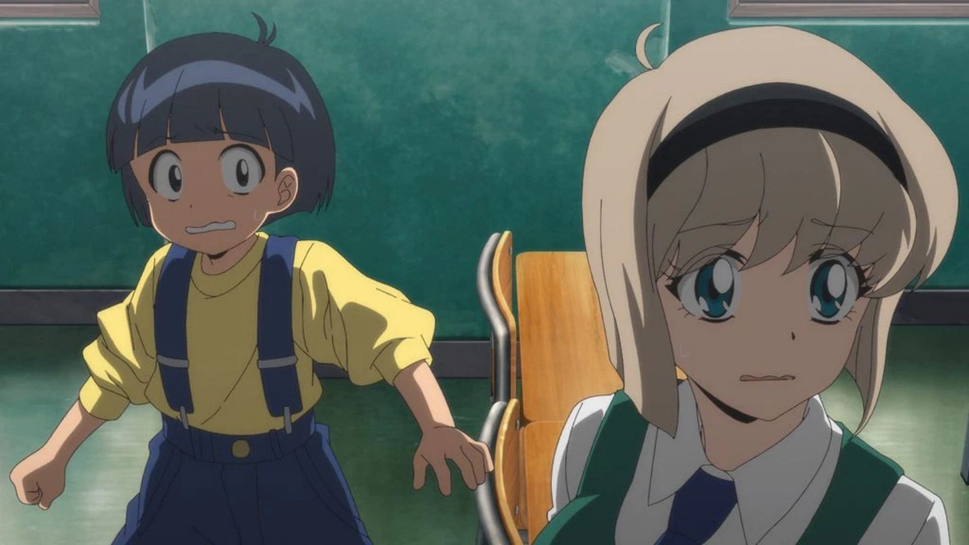 Miki and Makoto as seen in Hell Teacher: Jigoku Sensei Nube anime (Image via Studio Kai)